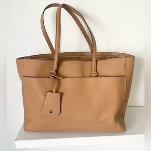 Tory Burch Camel Brown Tote Bag